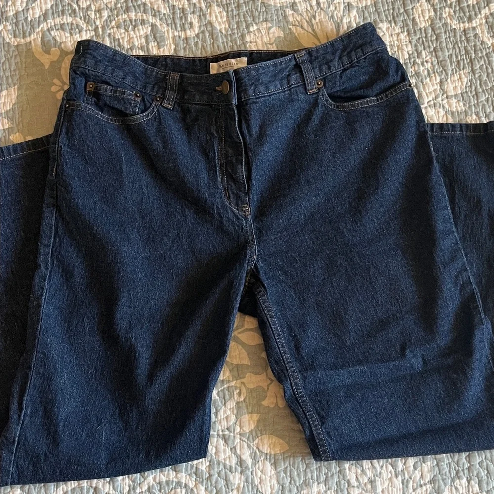 Van Heusen deep pocket Dark Blue Stretch Denim Jeans - Picture 1 of 9